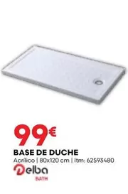 Oferta de Delba - Base De Duche por 99€ em Bricomarché