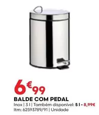 Oferta de .Com - Balde Com Pedal por 6,99€ em Bricomarché