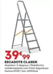 Oferta de .Com - Escadote Classik por 39,99€ em Bricomarché