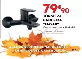 Oferta de Nacional - Torneira Banheira por 79,9€ em Bricomarché