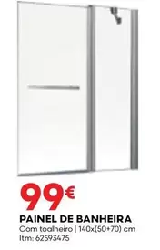 Oferta de Painel De Banheira por 99€ em Bricomarché