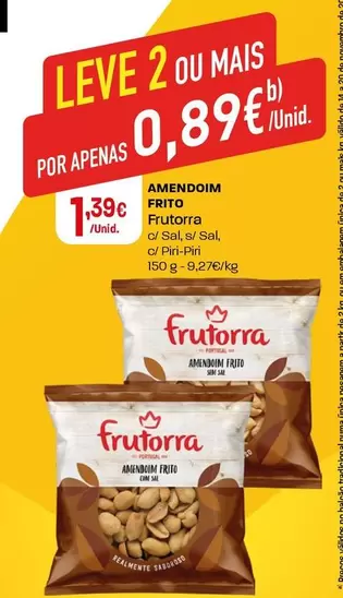 Oferta de Frutorra - Amendoim Frito  por 1,39€ em Intermarché