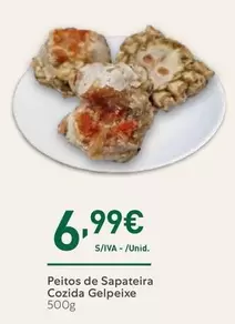 Oferta de Gelpeixe - Peitos De Sapateira Cozida Gelpeixe por 6,99€ em Recheio