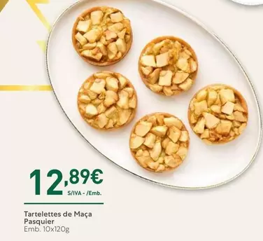 Oferta de Pasquier - Tartelettes De Maça por 12,89€ em Recheio