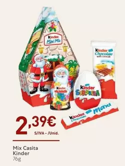 Oferta de Kinder - Mix Casta por 2,39€ em Recheio