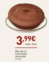 Oferta de Alvorada - Pão De Lo Chocolate por 3,99€ em Recheio