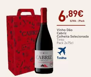 Oferta de Cabriz - Vinho Dão Sabriz por 6,89€ em Recheio