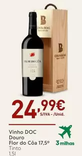 Oferta de Flor - Vinho Doc Douro Flor Do Cóa 17,501 por 24,99€ em Recheio