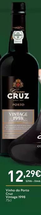 Oferta de Cruz - Vino Tinto De Perete por 12,29€ em Recheio