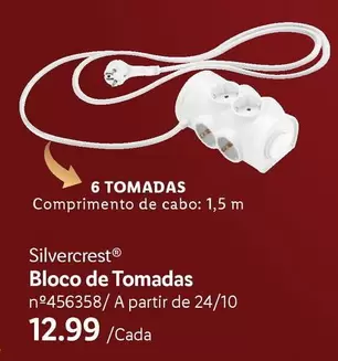 Oferta de A+ - Bloco De Tomadas por 12,99€ em Lidl