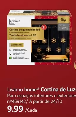 Oferta de A+ - Livarno Home Cortina De Luz por 9,99€ em Lidl