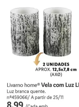 Oferta de Vela - Livarno Home por 8,99€ em Lidl