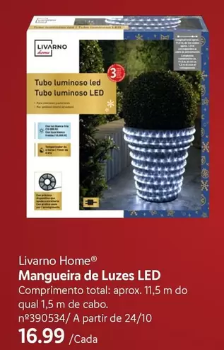 Oferta de Home - Livarno Mangueira De Luzes Led por 16,99€ em Lidl