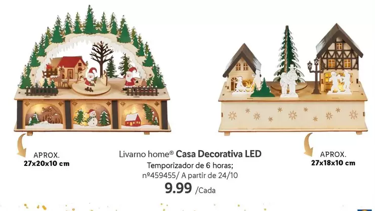 Oferta de Lizarmo Home Casa Decorativa Led por 9,99€ em Lidl