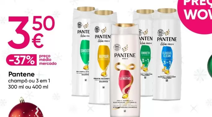 Oferta de Pantene - Champo Ou 3 En 1 por 3,5€ em Pepco