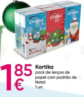 Oferta de .Com - Pack De Lenços De Papel Com Padrao De Natal por 1,85€ em Pepco