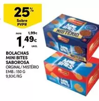 Oferta de Saborosa - Bolachas Mini Bites por 1,49€ em Continente