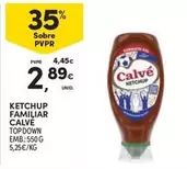 Oferta de Calvé - Ketchup Familiar por 2,89€ em Continente