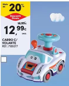 Oferta de Carro C/ Volante por 12,99€ em Continente