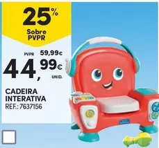 Oferta de Cadeira Interativa por 44,99€ em Continente