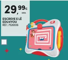 Oferta de Ecreve E Le Edu4you por 29,99€ em Continente