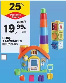 Oferta de Conj. 3 Atvidades por 19,99€ em Continente