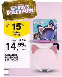 Oferta de Gabby'S Dollhouse - Orelhas Musicais por 14,99€ em Continente