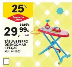 Oferta de Tábua E Ferro De Engomar 6 Pecas por 29,99€ em Continente