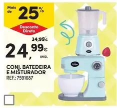 Oferta de Conj. Batedeira E Misturador por 24,99€ em Continente