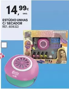 Oferta de Estúdio Unhas C/ Secador por 14,99€ em Continente