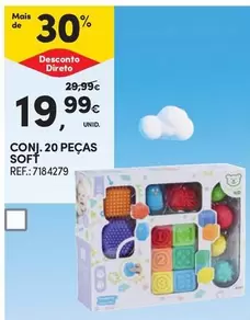 Oferta de Conj. 20 Peças Soft por 19,99€ em Continente