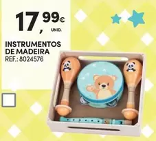 Oferta de Madeira - Instrumentos De Madeira por 17,99€ em Continente