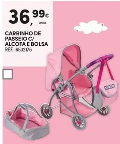 Oferta de Carrinho De Passeio C/Alcofa E Bolsa por 36,99€ em Continente