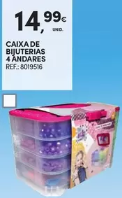 Oferta de Caixa De Bijuterias 4 Andares por 14,99€ em Continente