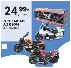 Oferta de Pack 3 Motas Luz E Som por 24,99€ em Continente