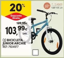 Oferta de Bicicleta Junior Archie por 103,99€ em Continente