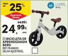 Oferta de Bicicleta De Aprendizagem por 24,99€ em Continente