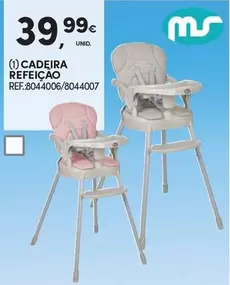 Oferta de Cadeira Refecção por 39,99€ em Continente