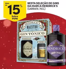 Oferta de Hendrick's - Selecao De Gins Da Marcaem Continente