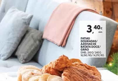 Oferta de Fattas D'augas/azengas De Batata/garatad Doce/graa por 3,4€ em Continente