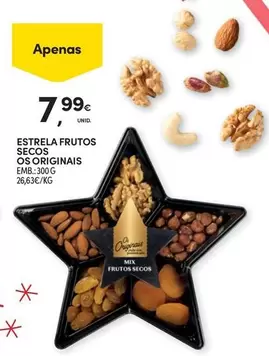 Oferta de Estrela - Frutos Secos Os Originais por 7,99€ em Continente