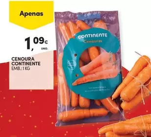 Oferta de Continente - Cenoura por 1,09€ em Continente