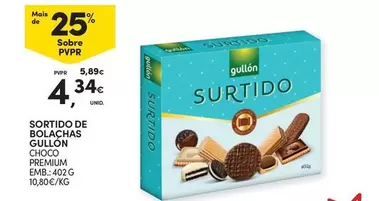 Oferta de Premium - Sortido De Bolachas Choco  Emb.402g por 4,34€ em Continente