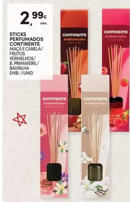 Oferta de Continente - Sticks Perfumados por 2,99€ em Continente