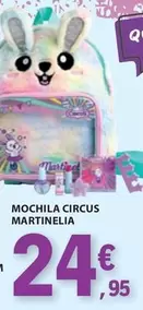 Oferta de Mochila Circus por 24,95€ em E.Leclerc