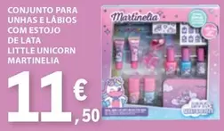 Oferta de .Com - Conjunto Para Unhas Elàbios Com Estojo De Lata Little Unicorn por 11,5€ em E.Leclerc