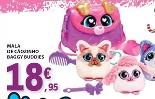 Oferta de Mala De Cãozinho Bbggy Buddies por 18,95€ em E.Leclerc