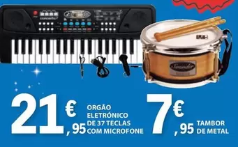 Oferta de .Com - Eletrónico De 37 Teclas por 21,95€ em E.Leclerc