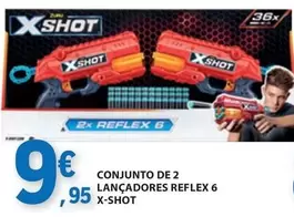 Oferta de Conjunto De 2 Lancadores Reflex 6 X-shot por 9,95€ em E.Leclerc