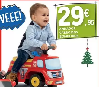 Oferta de Andador Carro Dos Bombeiros por 29,95€ em E.Leclerc